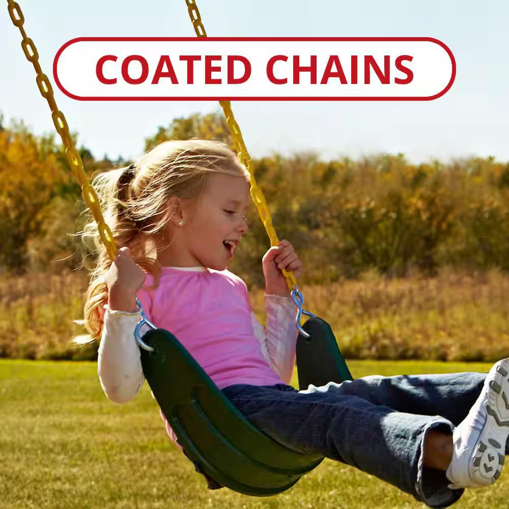 DIY Knightsbridge plus Wooden Outdoor Playground Set with Slide, Rock Wall, Swing Set, and Backyard Playground Equipment